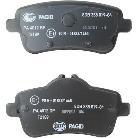 Pagid Brakes Disc Brake Pad, 355019841 355019841